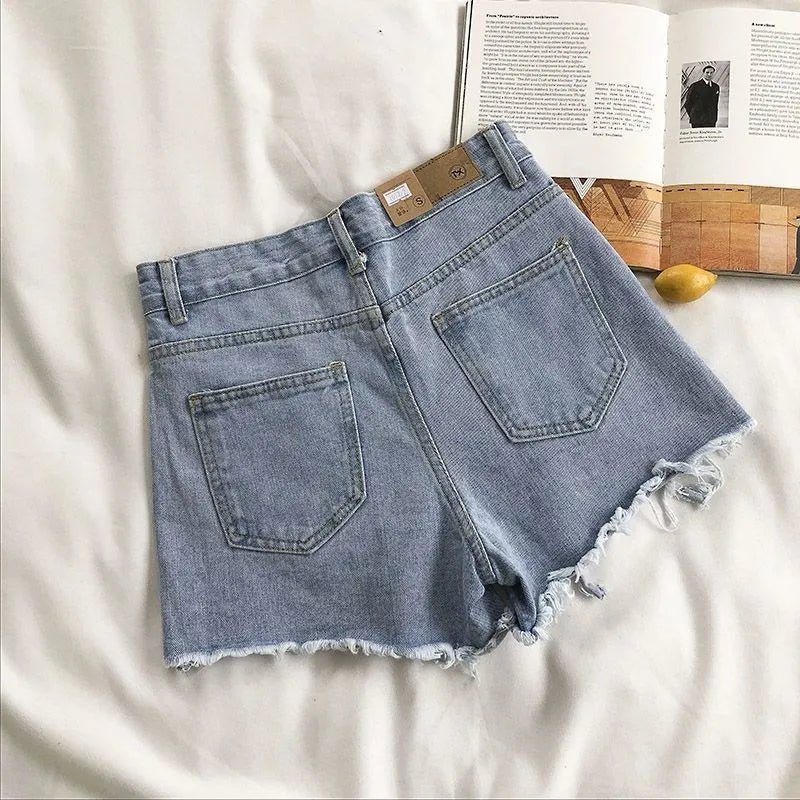 FRAYCUT DENIM SHORTS