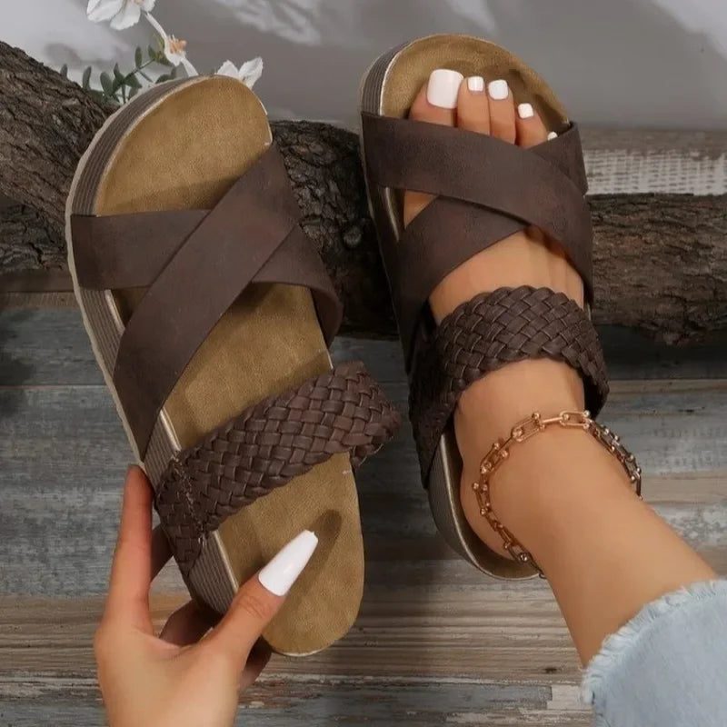ARIA BRAIDED SANDALS