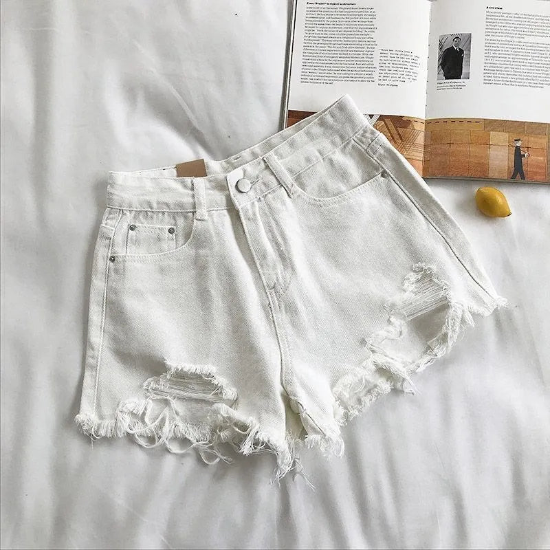 FRAYCUT DENIM SHORTS