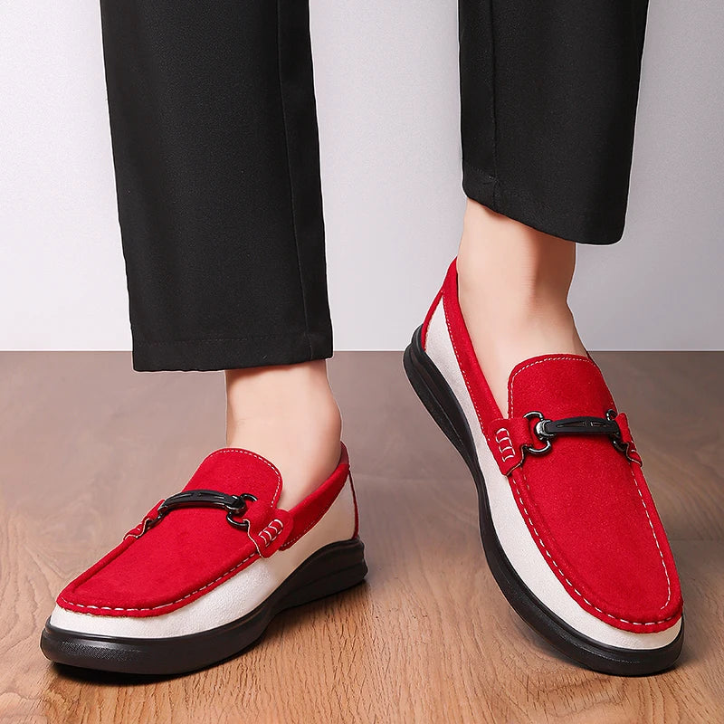 SAVARO TWO-TONE LOAFERS