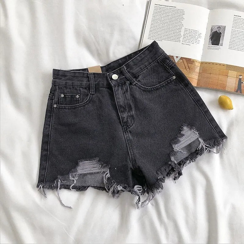FRAYCUT DENIM SHORTS