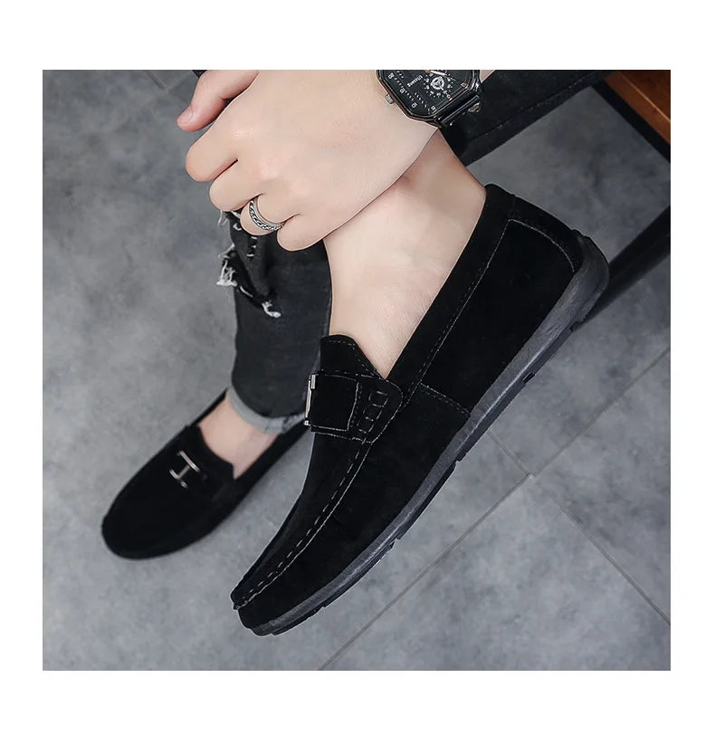 WILLIAM TRIGAS SUEDE LOAFERS