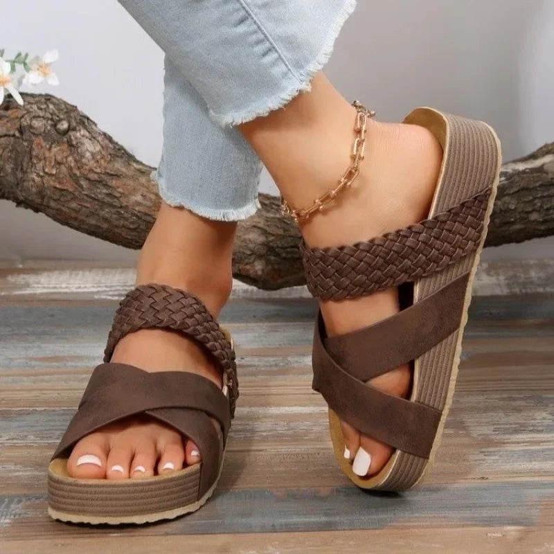 ARIA BRAIDED SANDALS