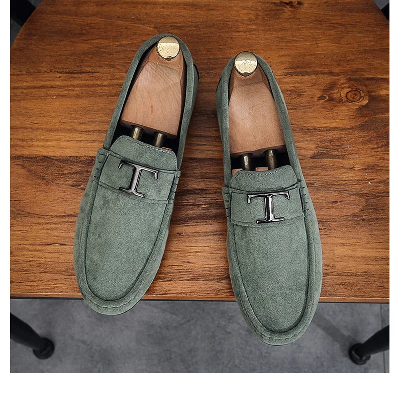 WILLIAM TRIGAS SUEDE LOAFERS