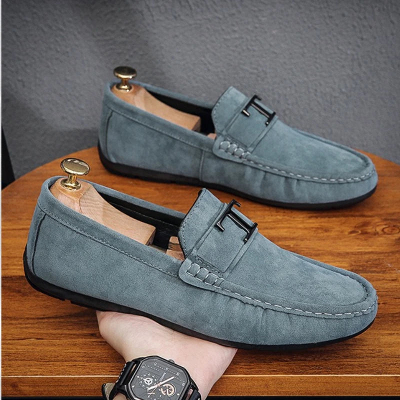 WILLIAM TRIGAS SUEDE LOAFERS
