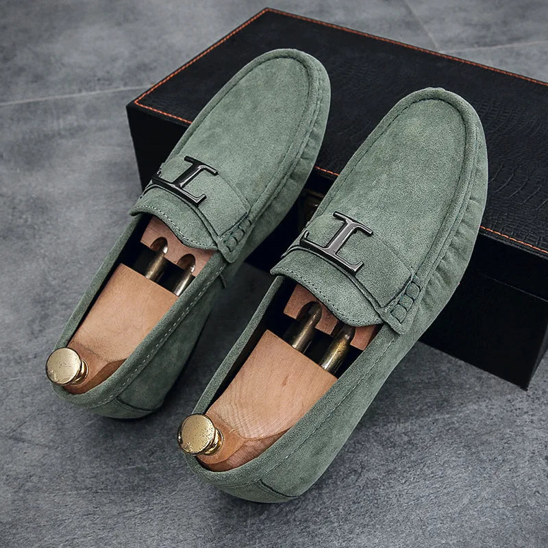 WILLIAM TRIGAS SUEDE LOAFERS