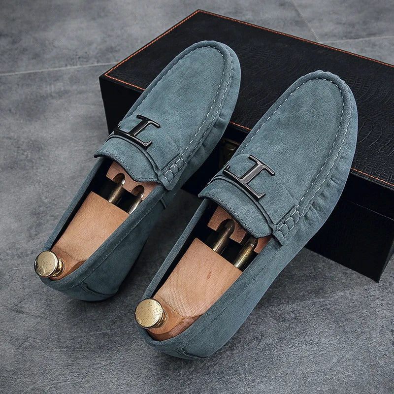 WILLIAM TRIGAS SUEDE LOAFERS
