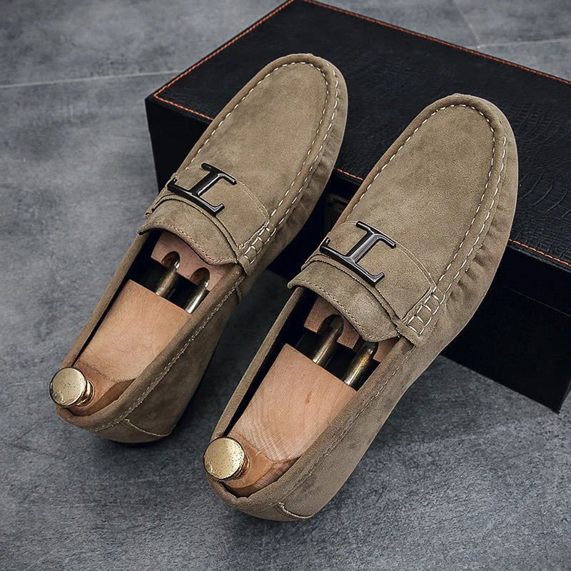 WILLIAM TRIGAS SUEDE LOAFERS