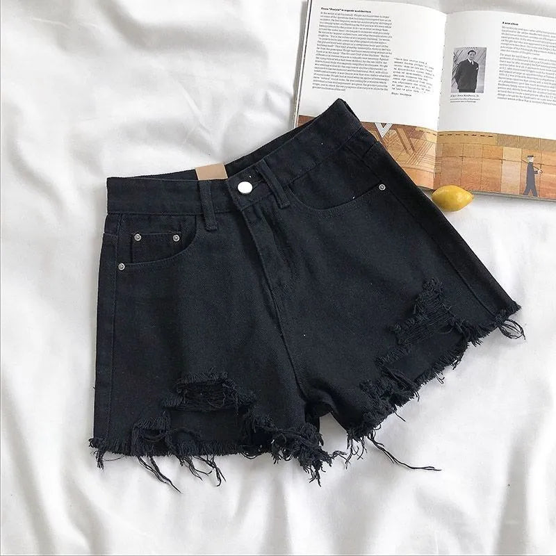 FRAYCUT DENIM SHORTS