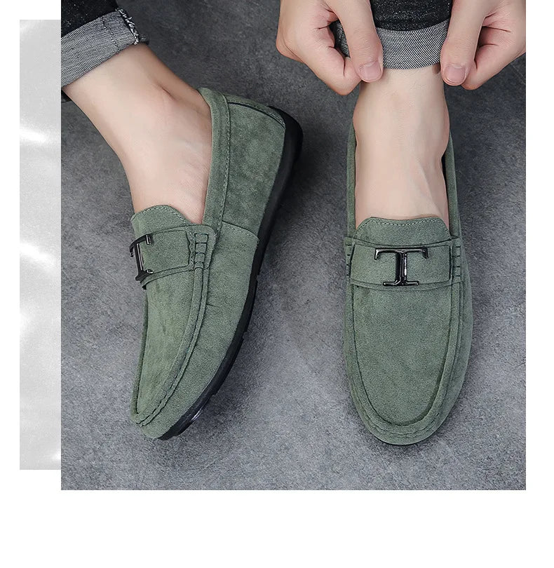 WILLIAM TRIGAS SUEDE LOAFERS