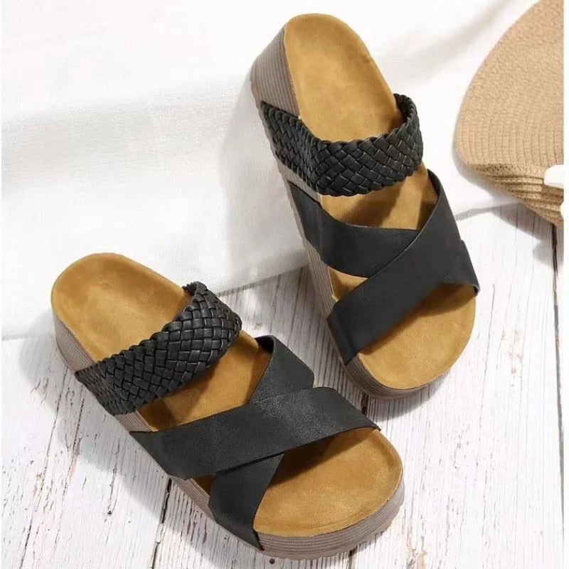 ARIA BRAIDED SANDALS