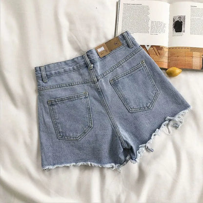 FRAYCUT DENIM SHORTS