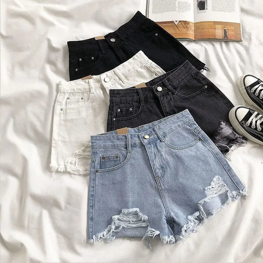 FRAYCUT DENIM SHORTS