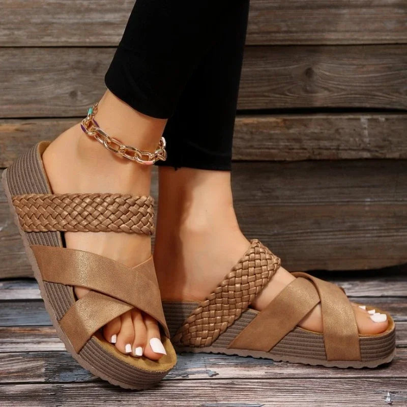 ARIA BRAIDED SANDALS
