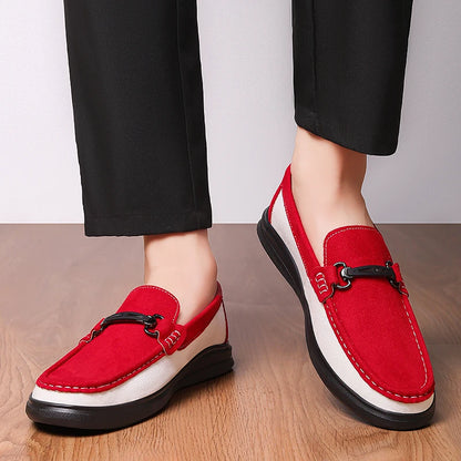 SAVARO TWO-TONE LOAFERS