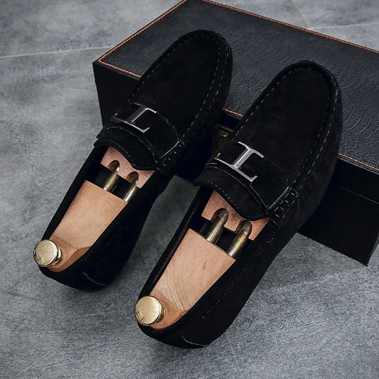 WILLIAM TRIGAS SUEDE LOAFERS