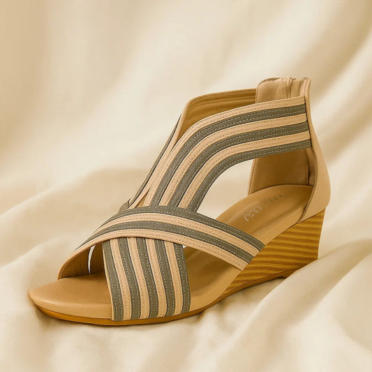 CELESTE CROSS WEDGES
