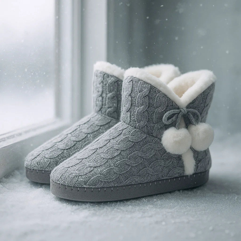 HAVEN KNIT SLIPPER BOOTS