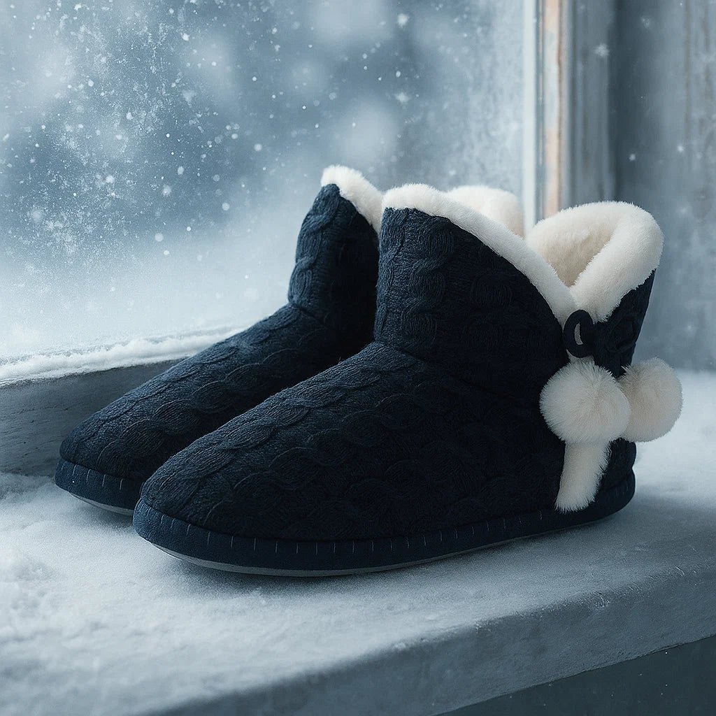 HAVEN KNIT SLIPPER BOOTS