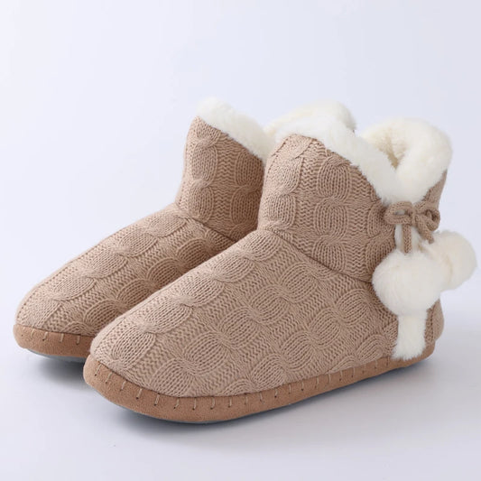 HAVEN KNIT SLIPPER BOOTS
